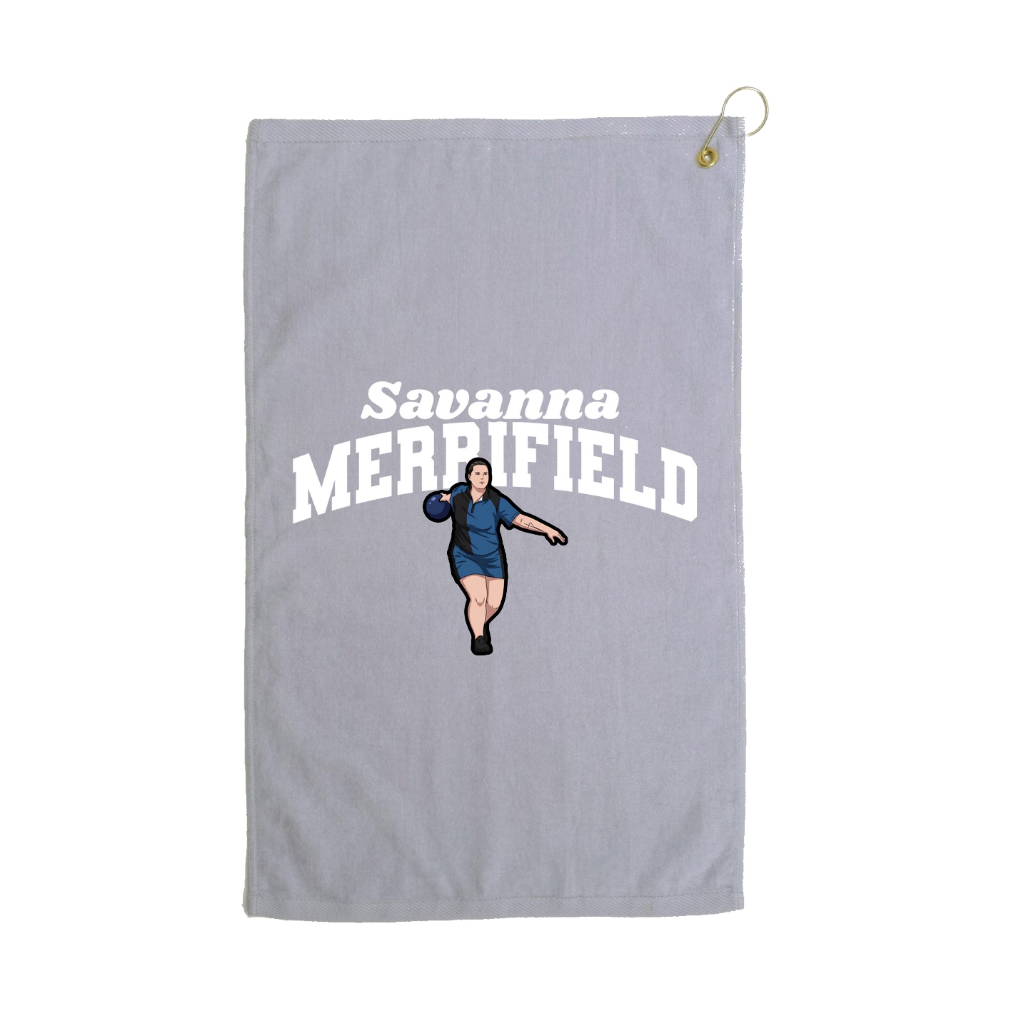 Golf Towel — Signature Arch in Grey