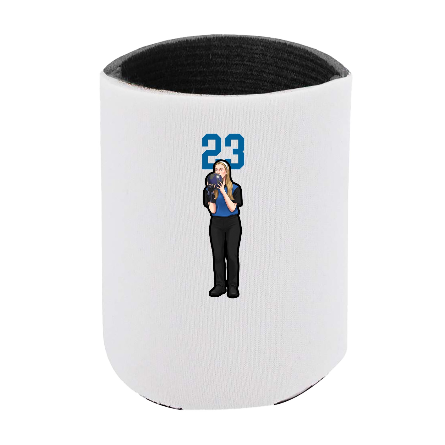 Can Holder — Number Top in White
