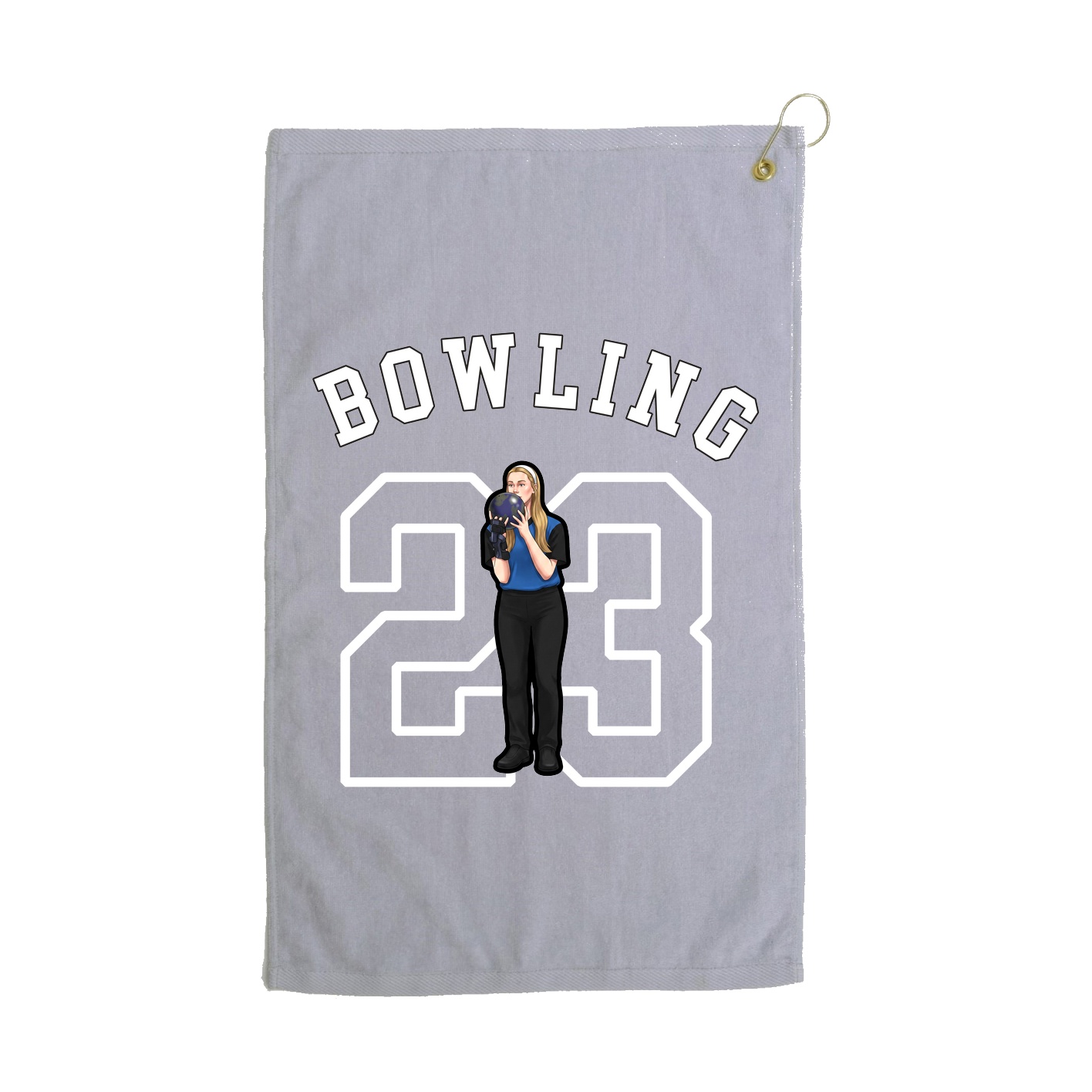 Golf Towel — Shirsey Arch in Grey