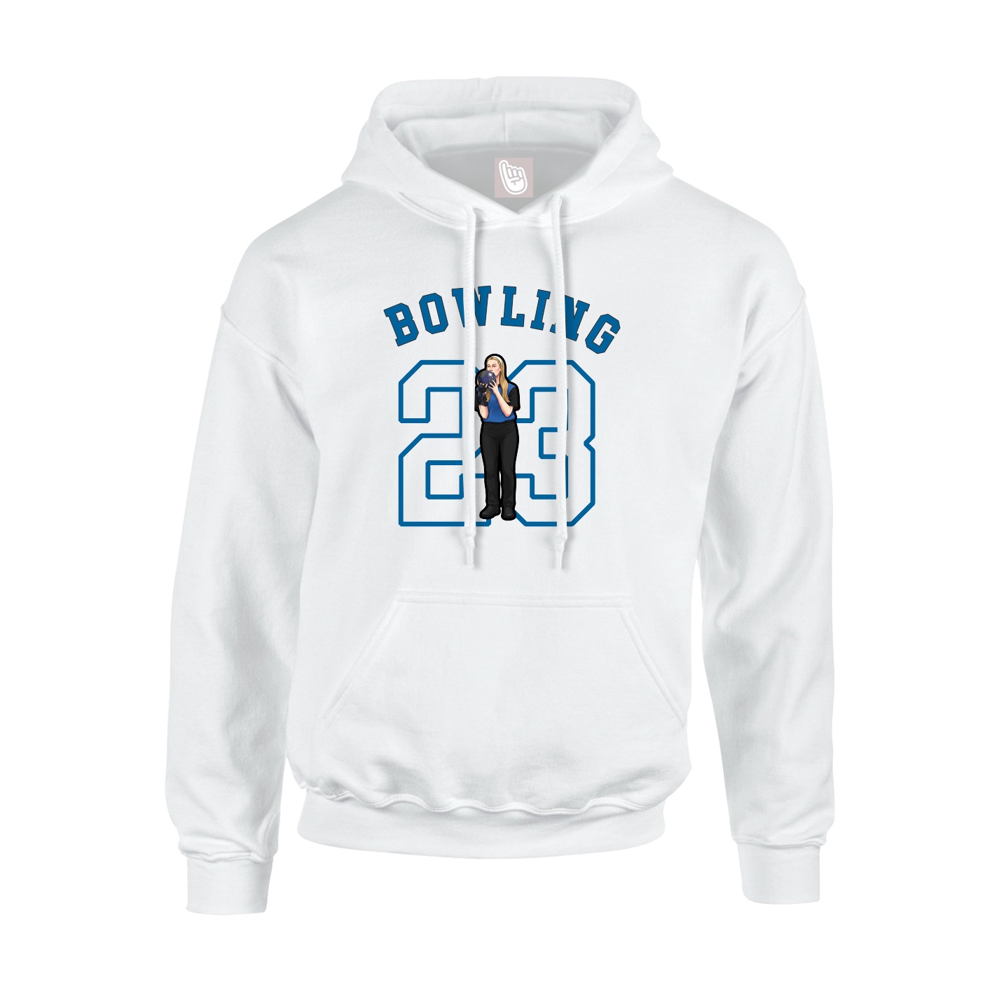 Hoodie — Shirsey Arch in White