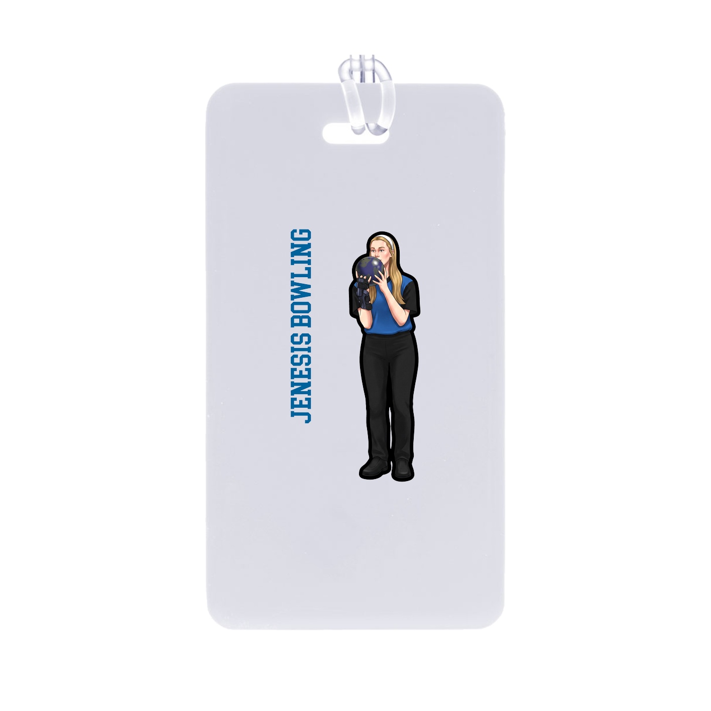 Bag Tag — Name Vertical in Classic