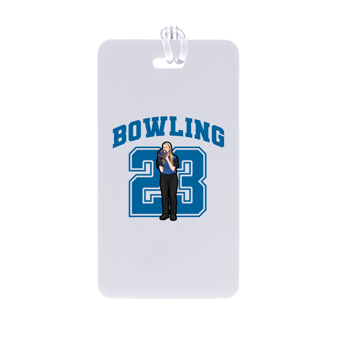 Bag Tag — Number in Classic