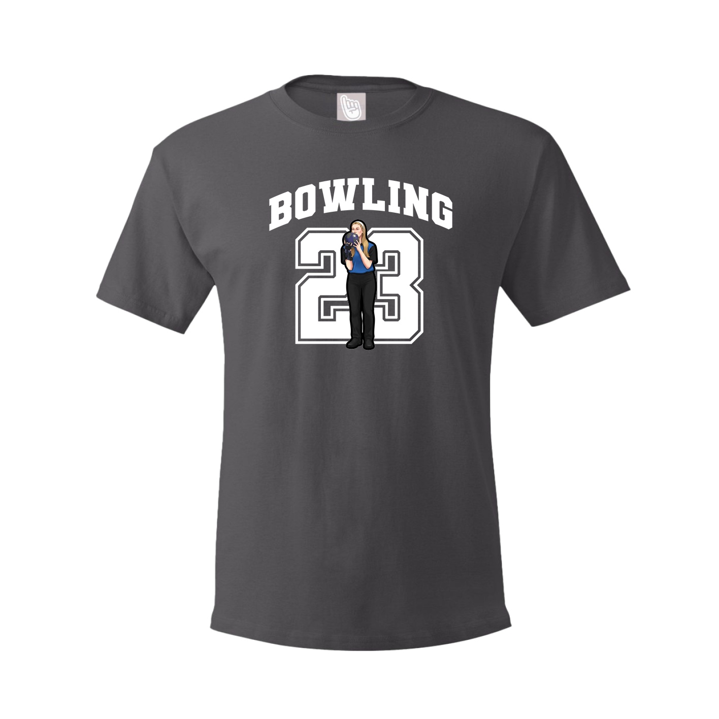 Tee — Number in Grey