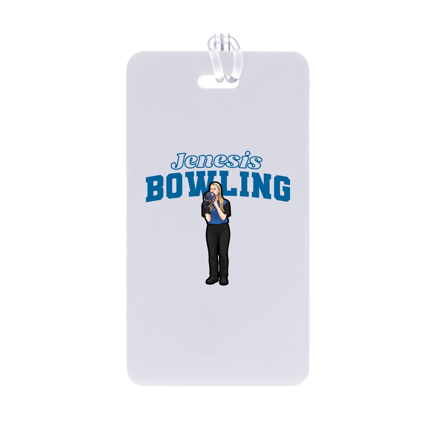 Bag Tag — Name Arch in Classic