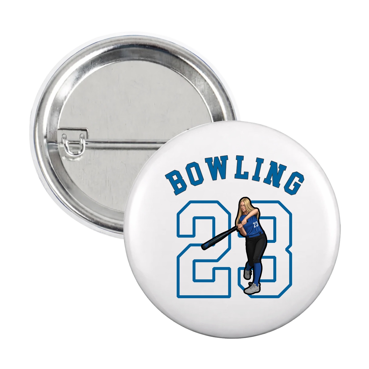 Game Day Button — Shirsey Arch in White