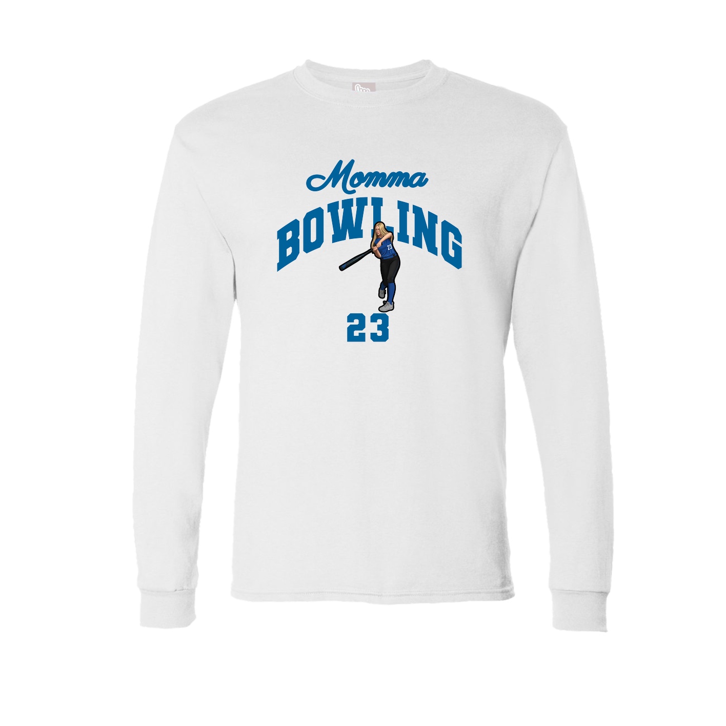 Long Sleeve Tee — Mothers Day Arch in White