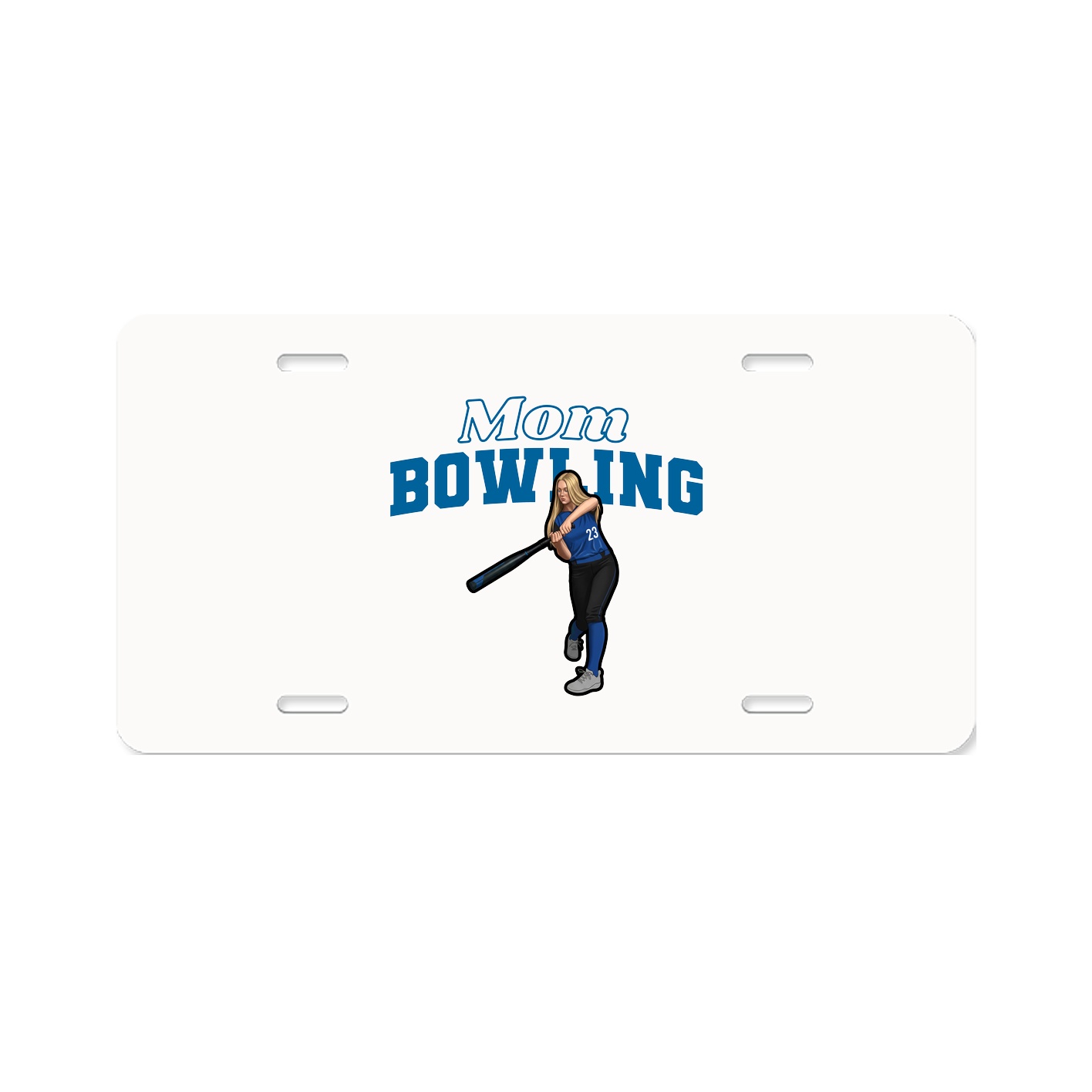 License Plate — Mothers Day Block in Classic