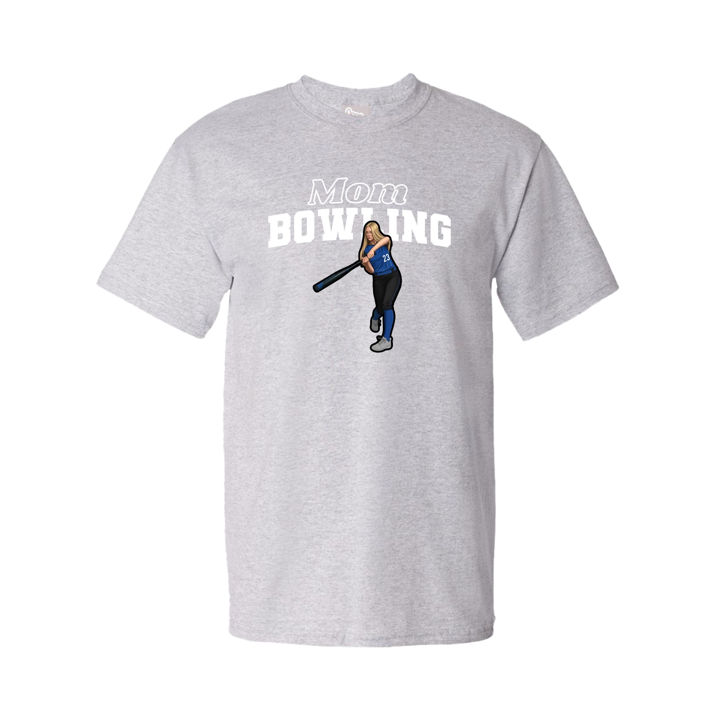 Youth Tee — Mothers Day Block in Grey