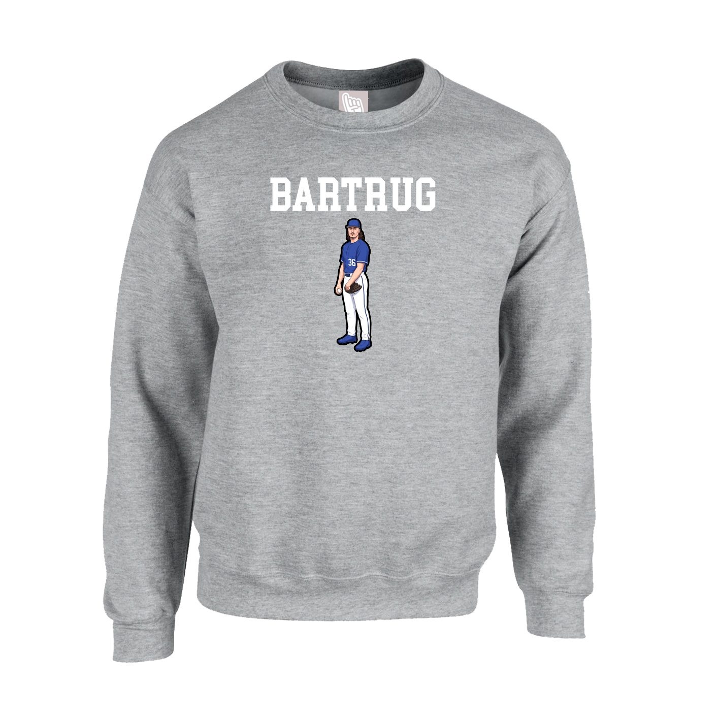 Fleece Crew — Shirsey in Grey