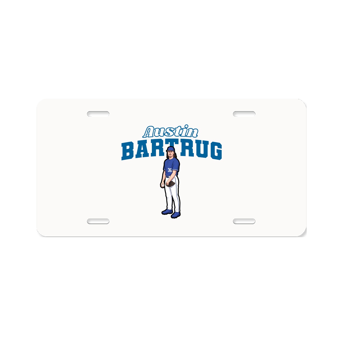 License Plate — Name Arch in Classic