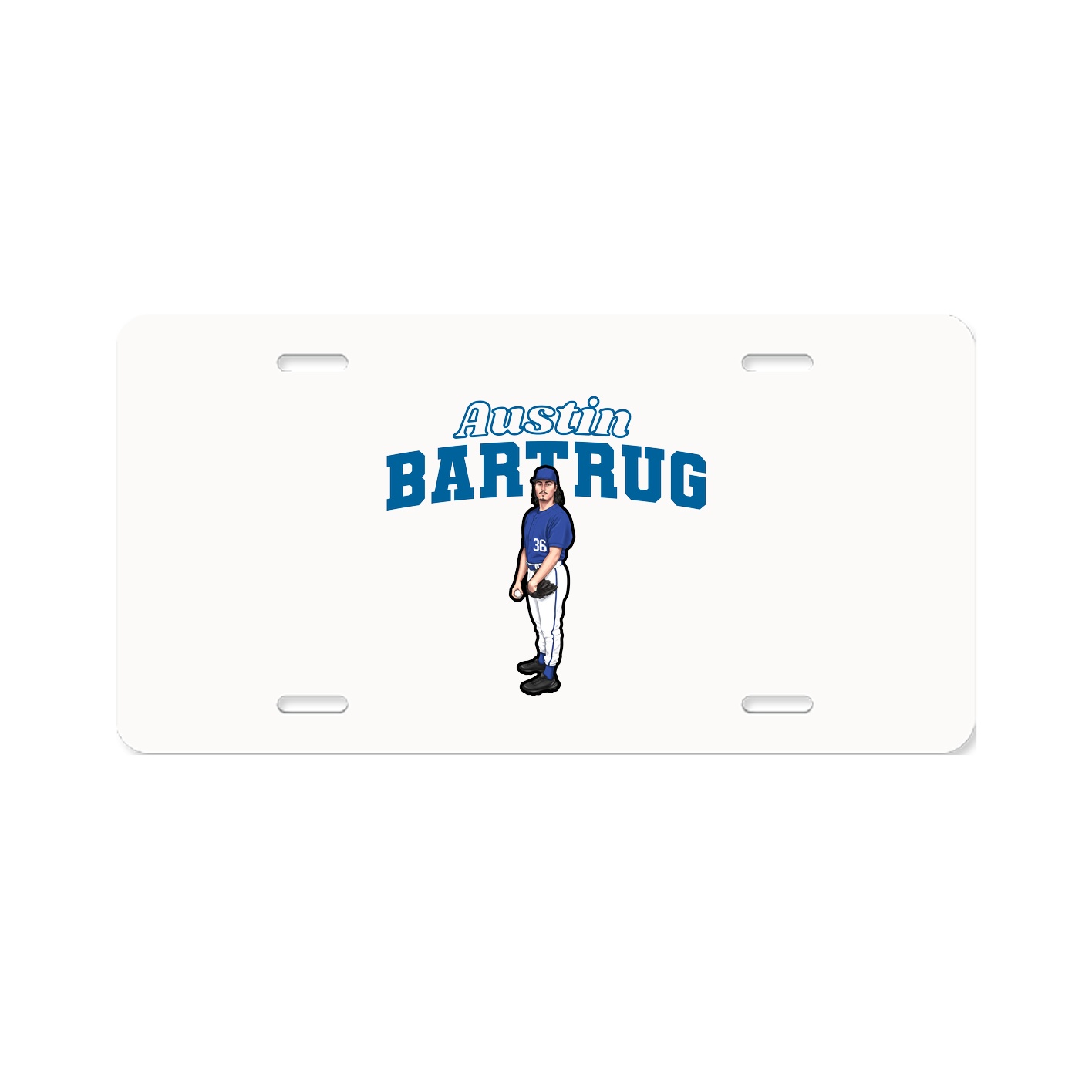 License Plate — Name Arch in Classic