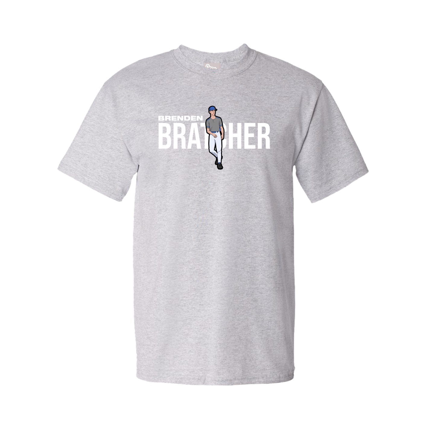 Youth Tee — Player Name in Grey