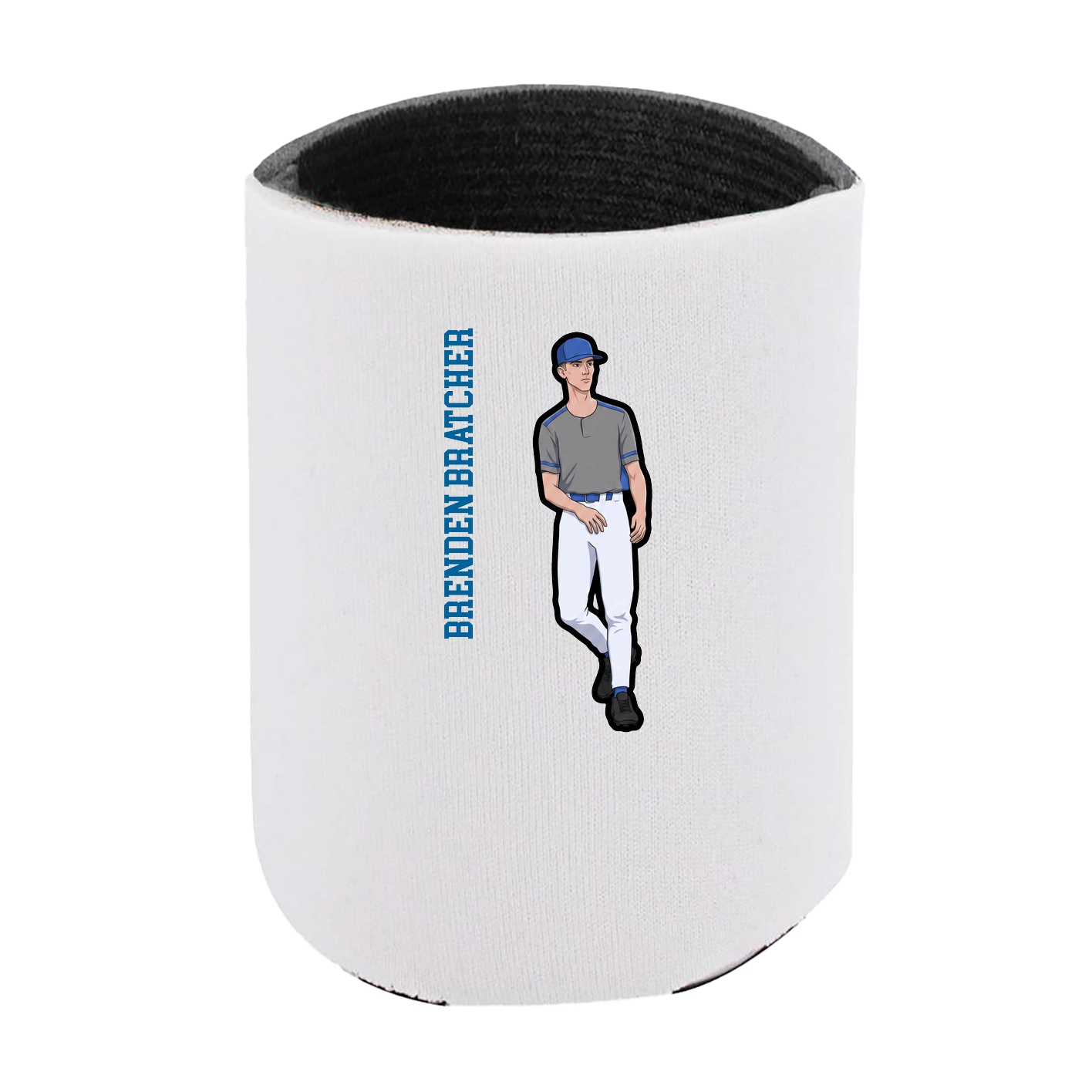 Can Holder — Name Vertical in White