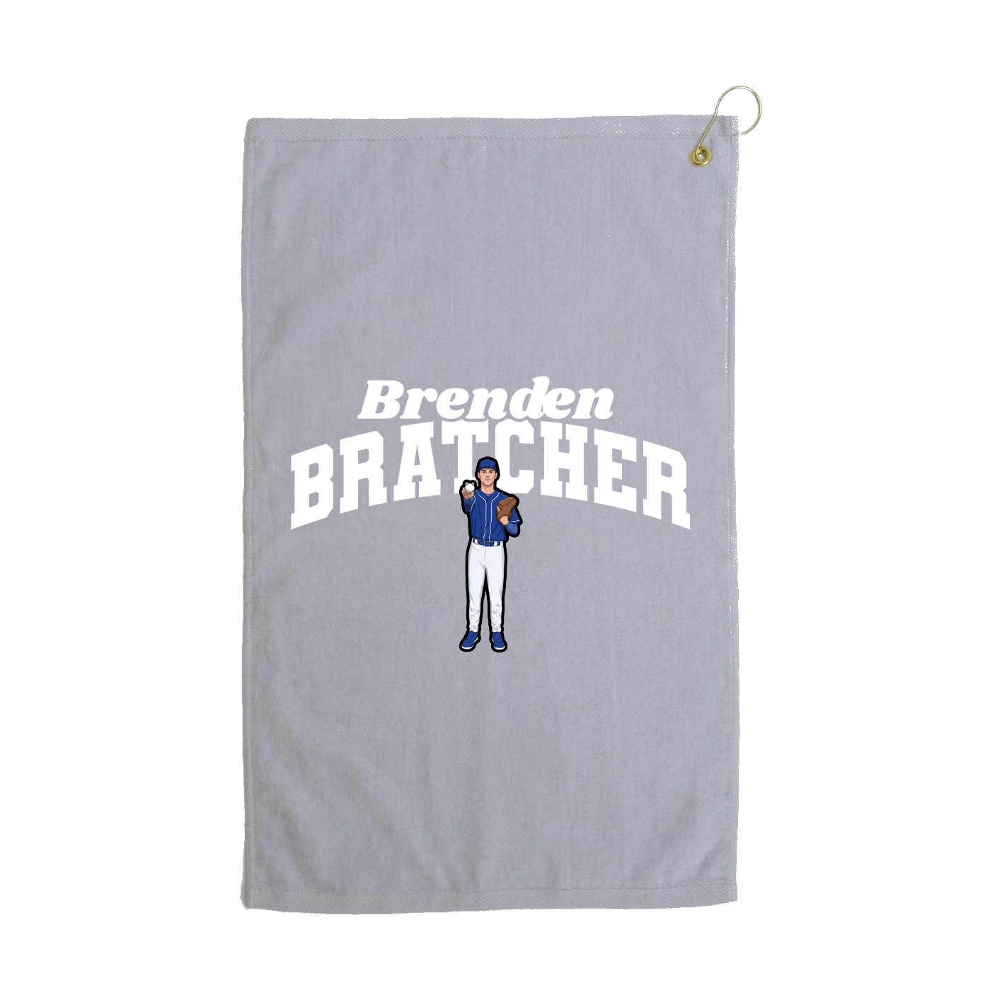 Golf Towel — Signature Arch in Grey