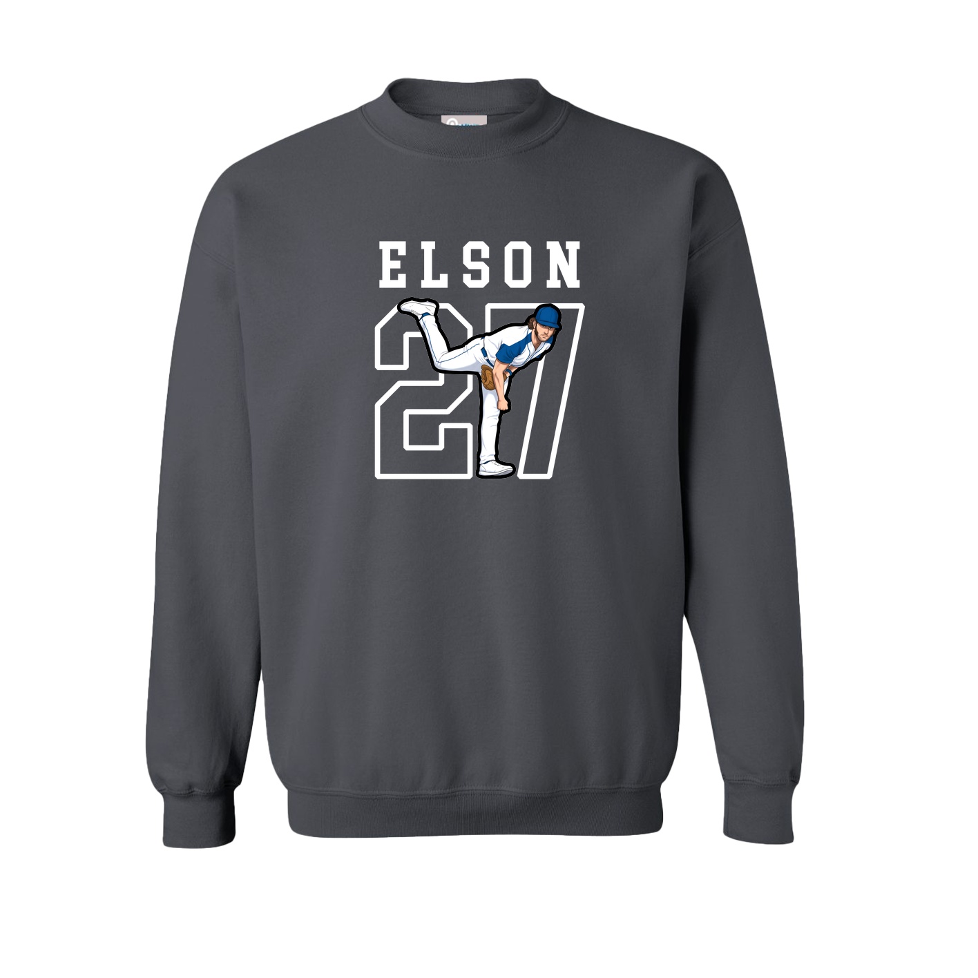 Fleece Crew — Shirsey in Grey