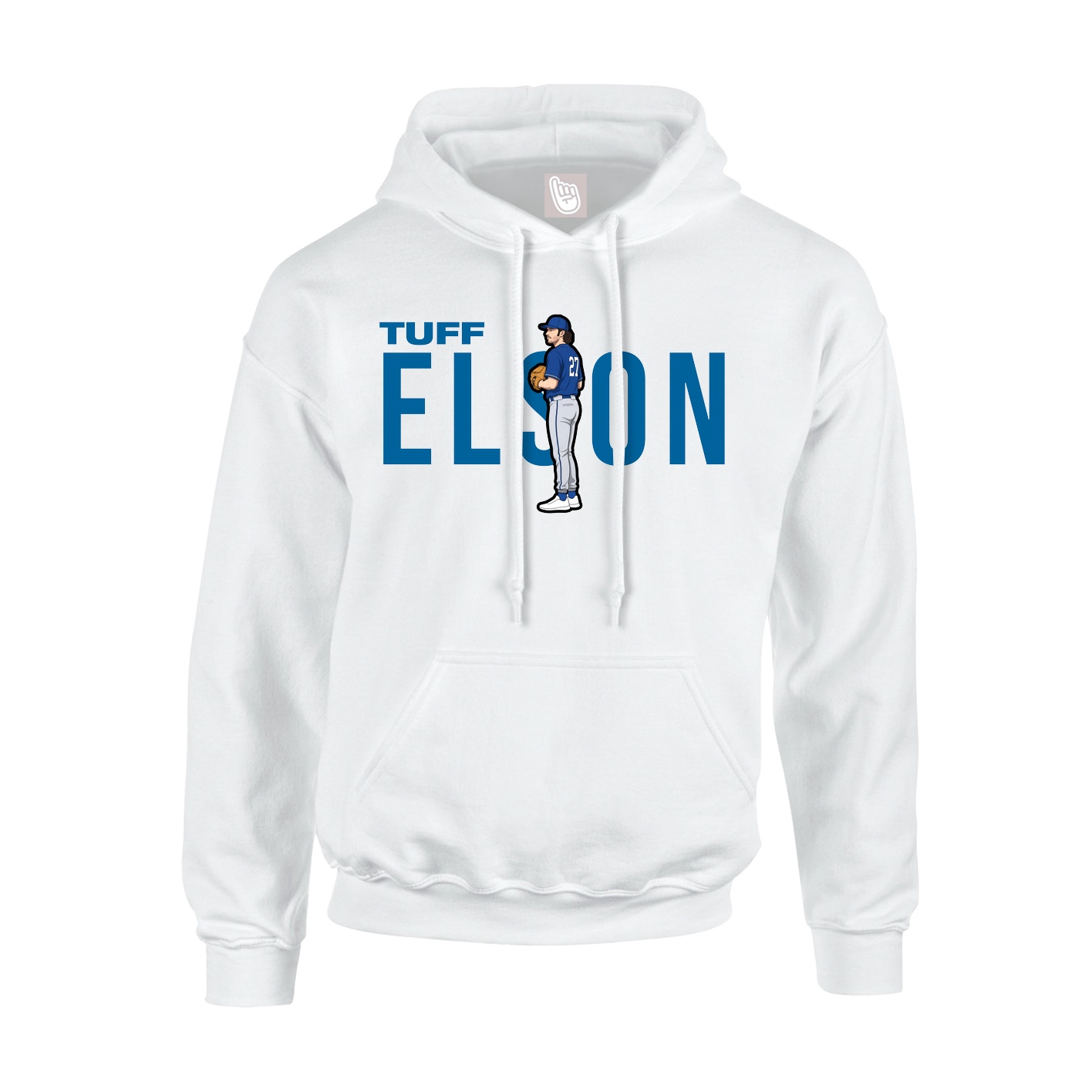 Youth Hoodie — Player Name in White