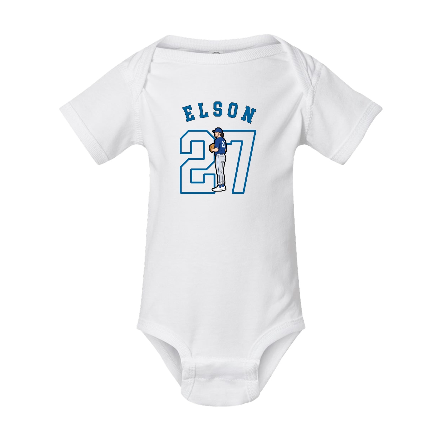 Baby Onesie — Shirsey Arch in White