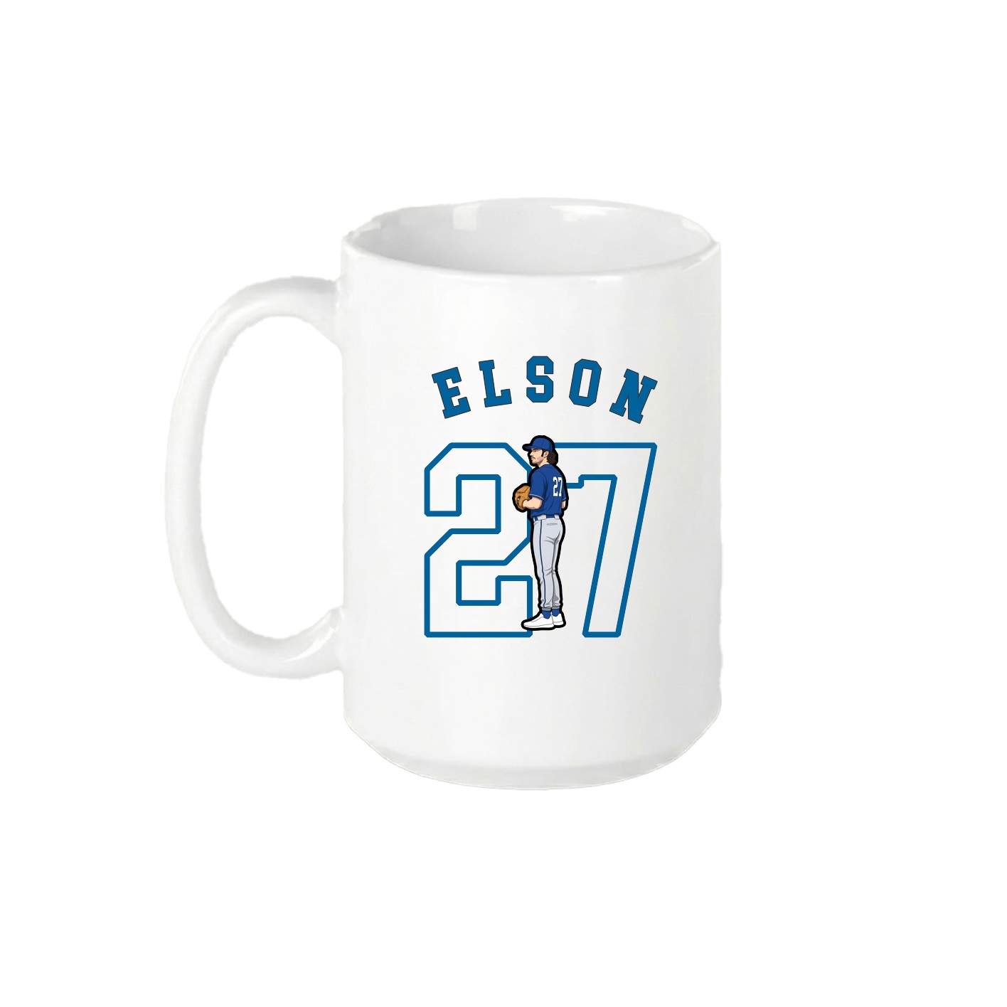15oz Coffee Mug — Shirsey Arch in White