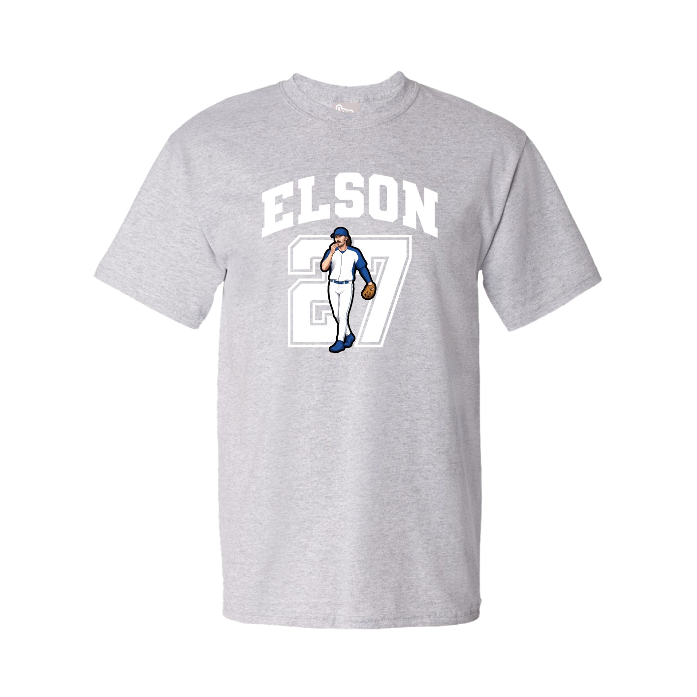 Youth Tee — Number in Grey