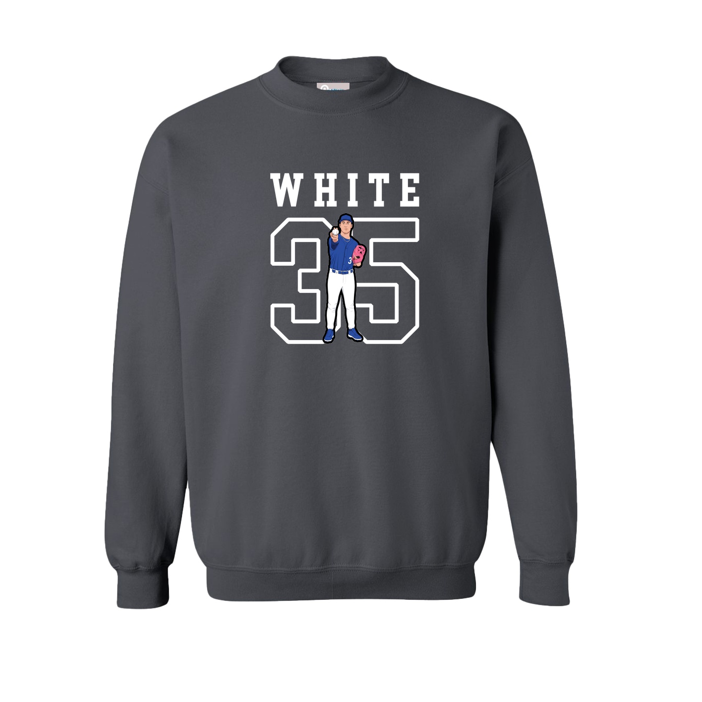 Fleece Crew — Shirsey in Grey