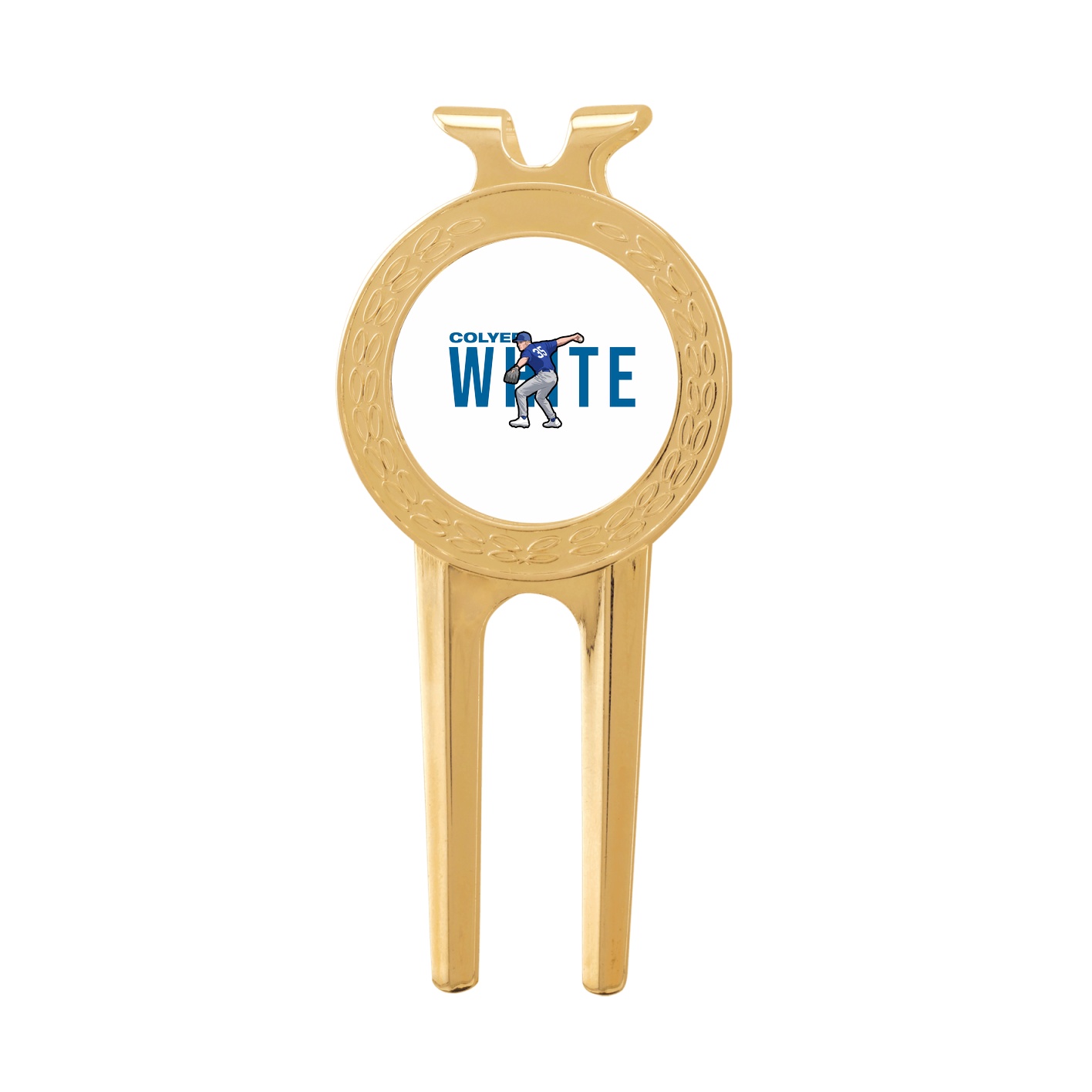 Divot Tool with Ball Marker — Player Name in Classic