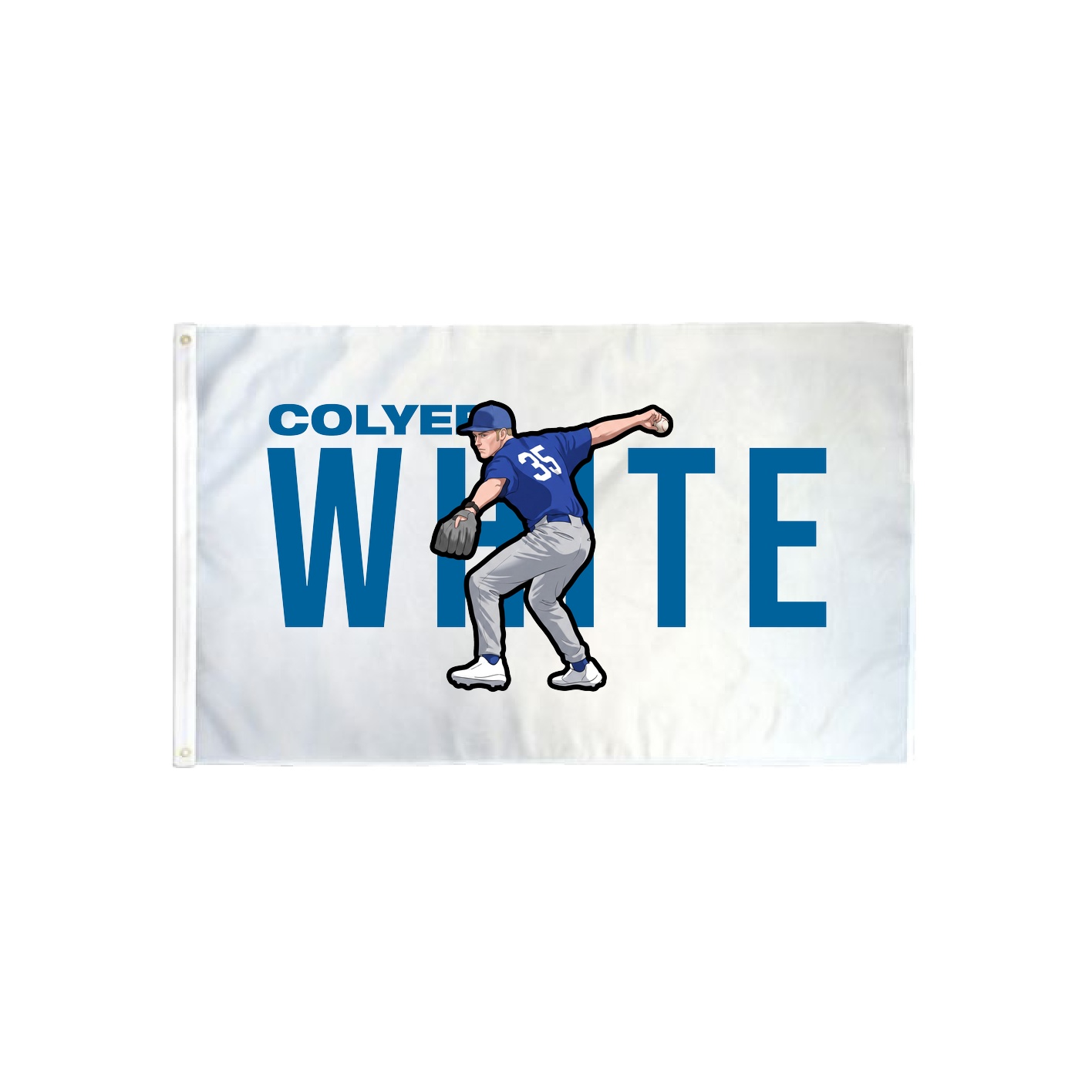 3x5 Flag — Player Name in Classic