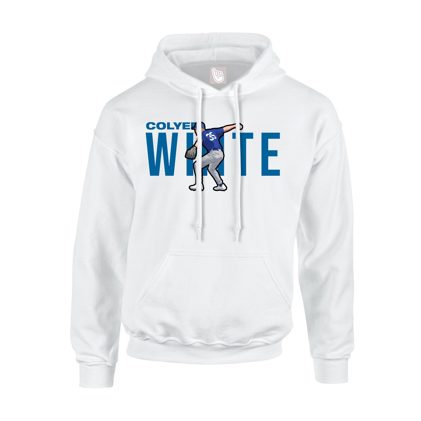 Hoodie — Player Name in White