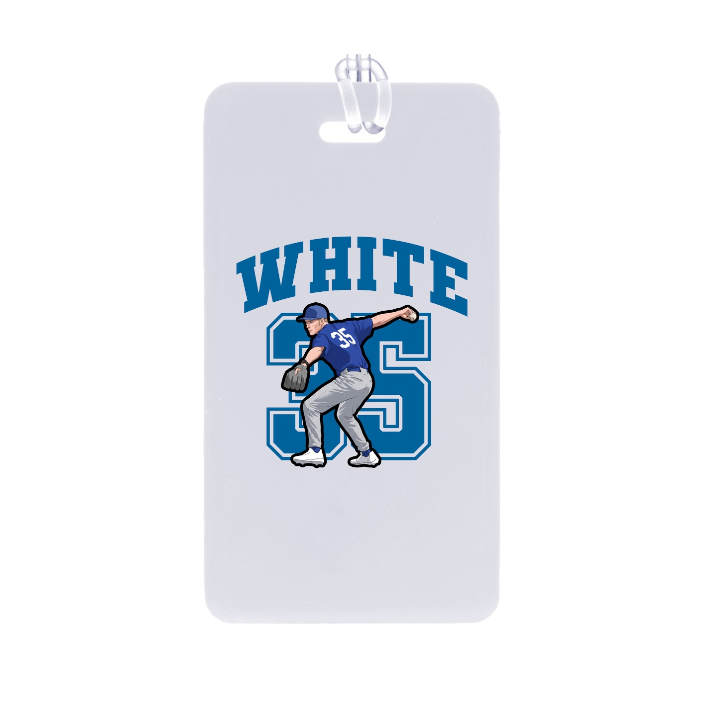 Bag Tag — Number in Classic