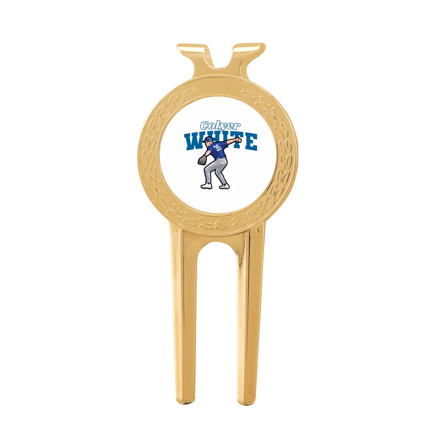 Divot Tool with Ball Marker — Name Arch in Classic