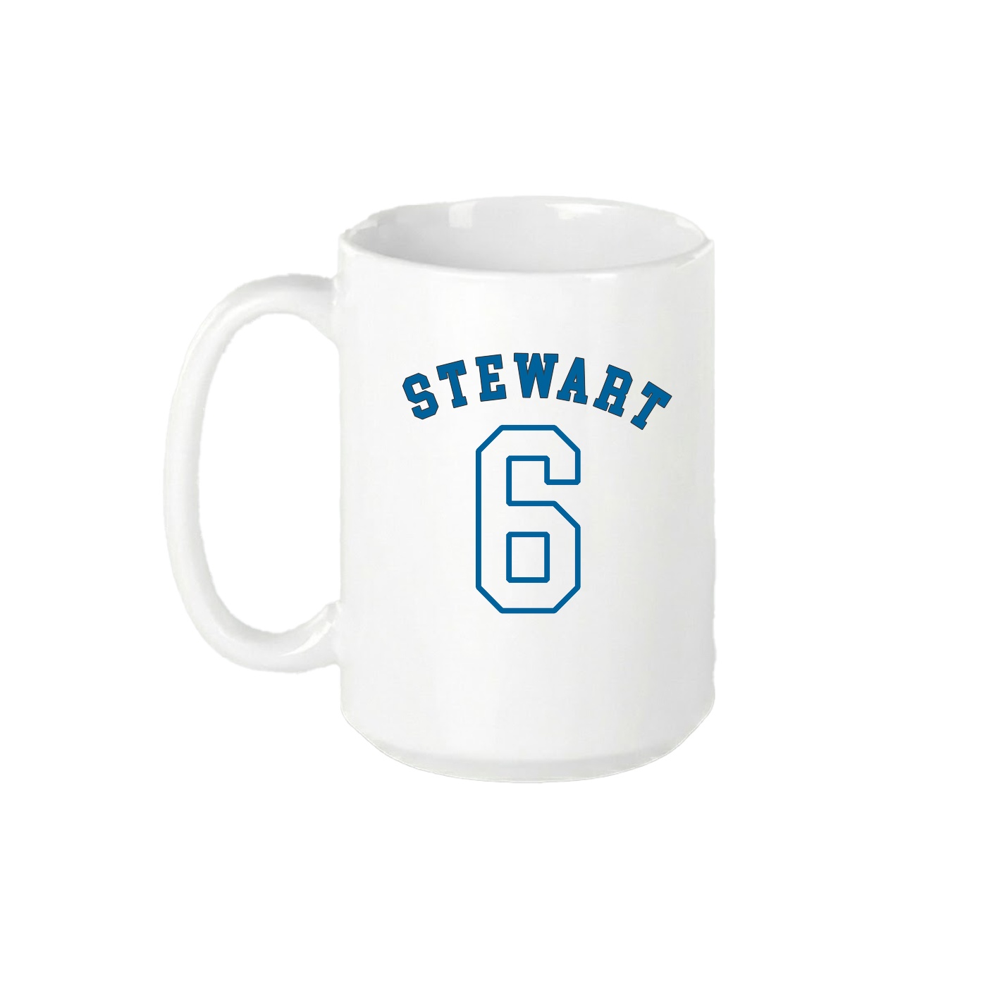 15oz Coffee Mug — Shirsey Arch in White