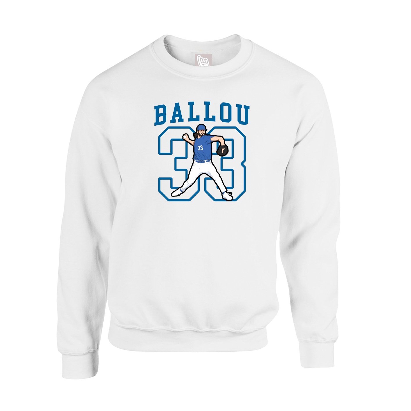 Fleece Crew — Shirsey in White