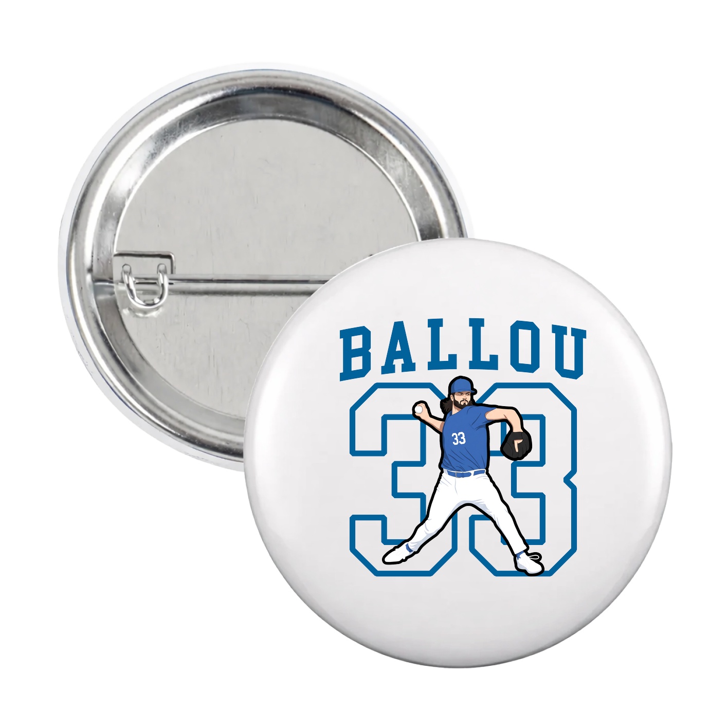Game Day Button — Shirsey in White
