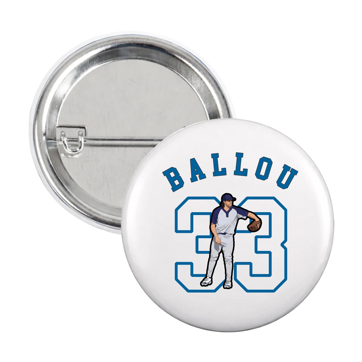 Game Day Button — Shirsey Arch in White
