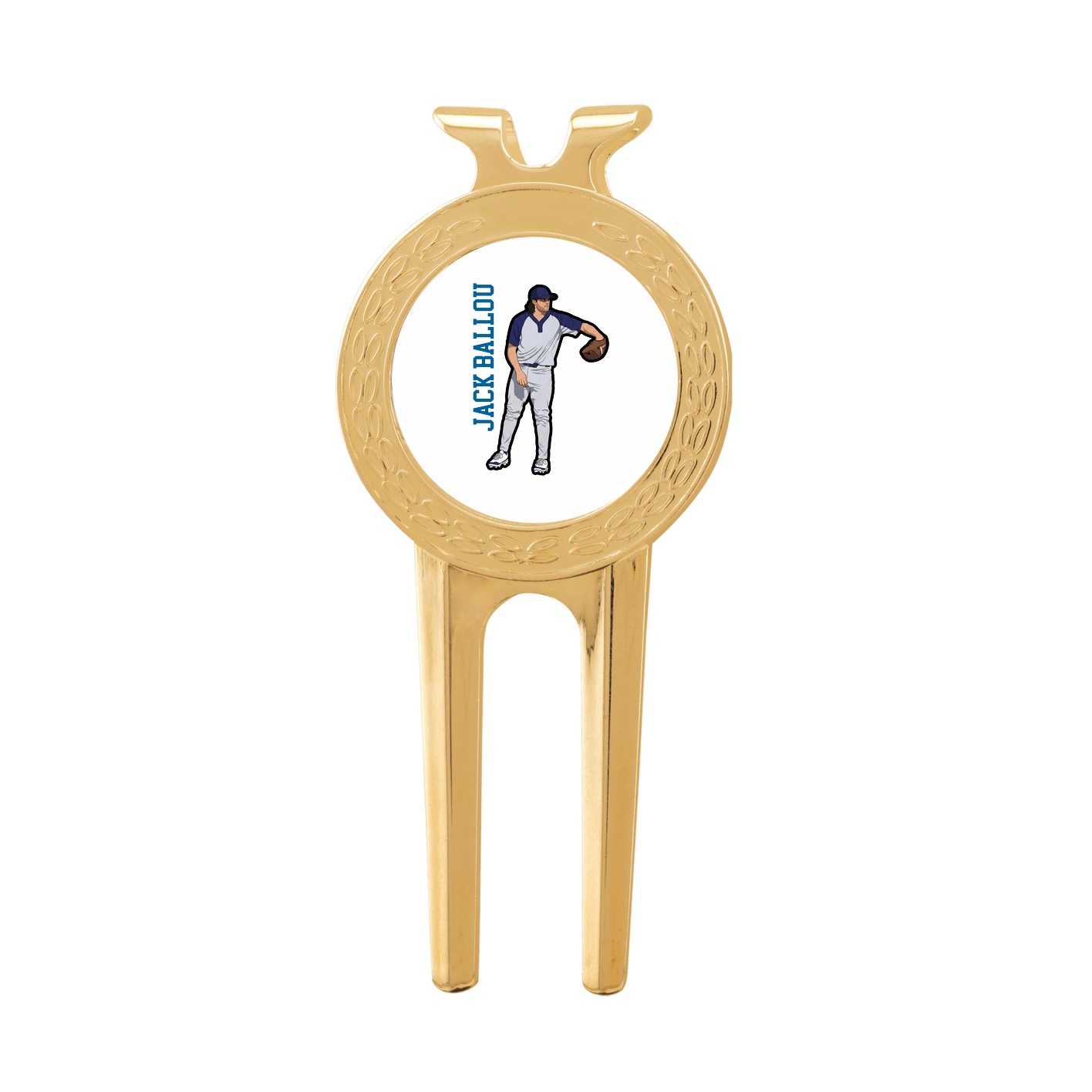 Divot Tool with Ball Marker — Name Vertical in Classic