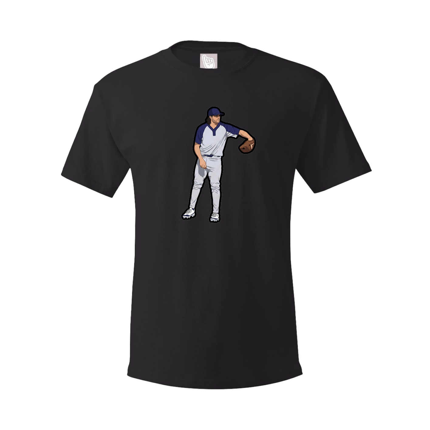Tee — Name Vertical in Black
