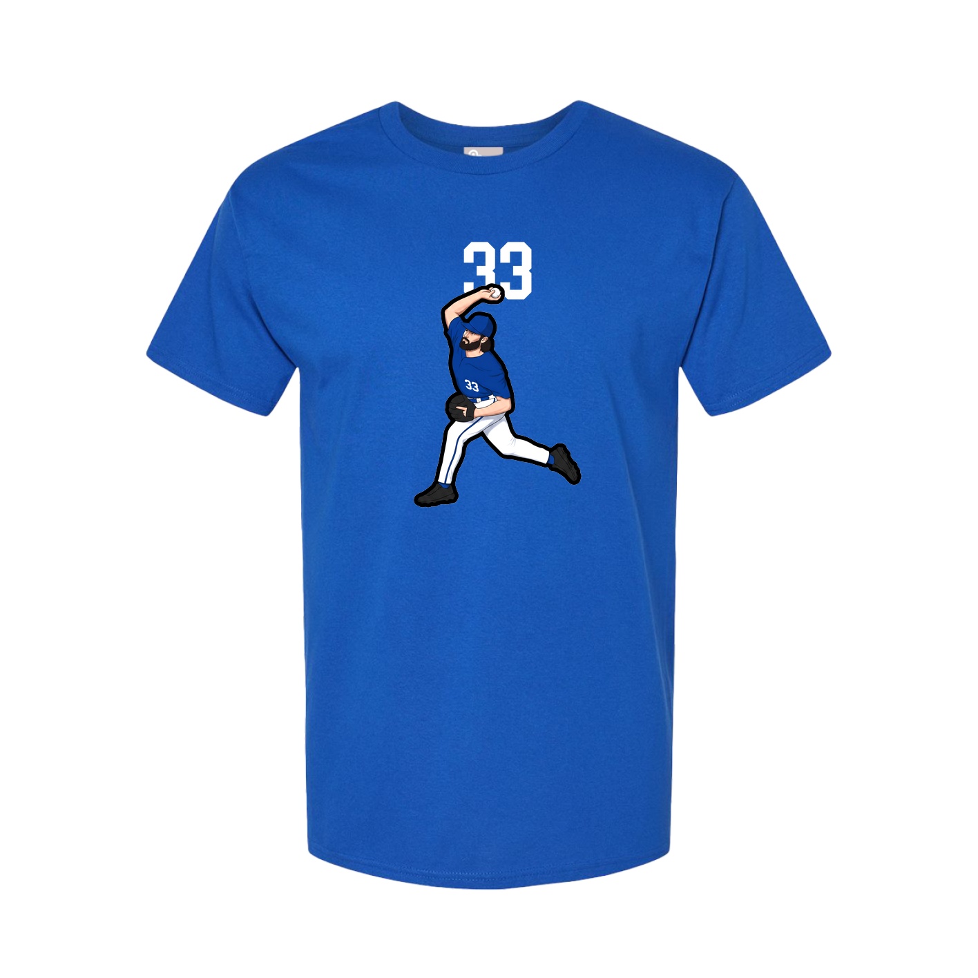 Tee — Number Top in Royal