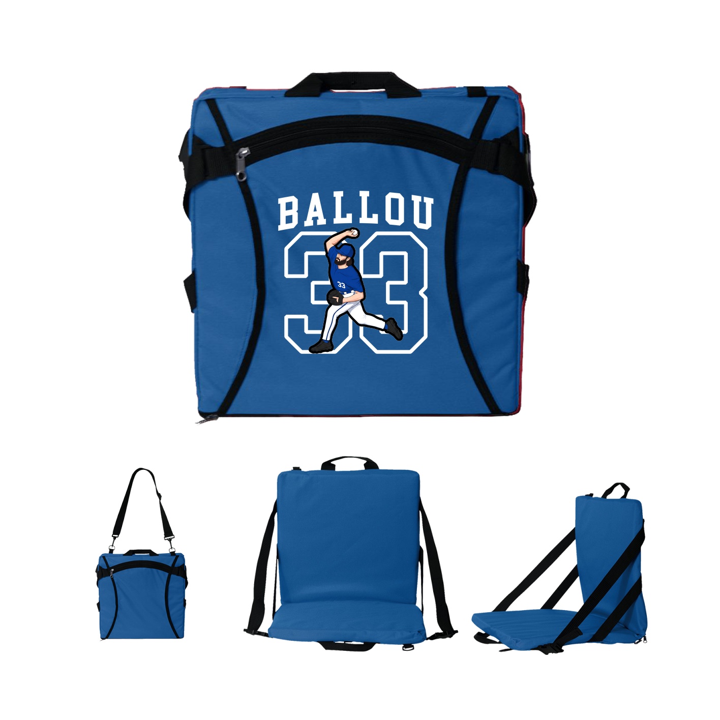 Folding Stadium Seat — Shirsey in Royal