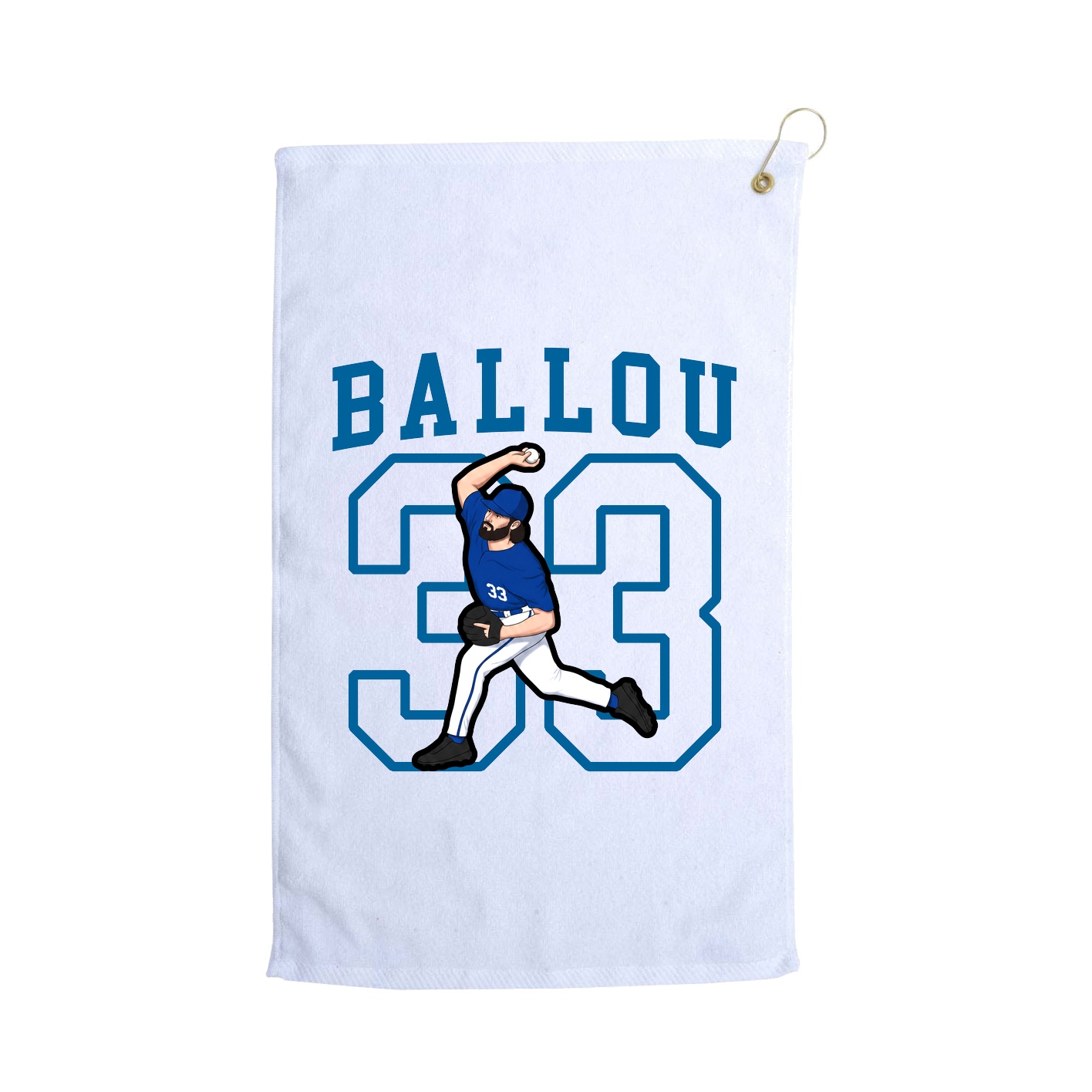 Golf Towel — Shirsey in White