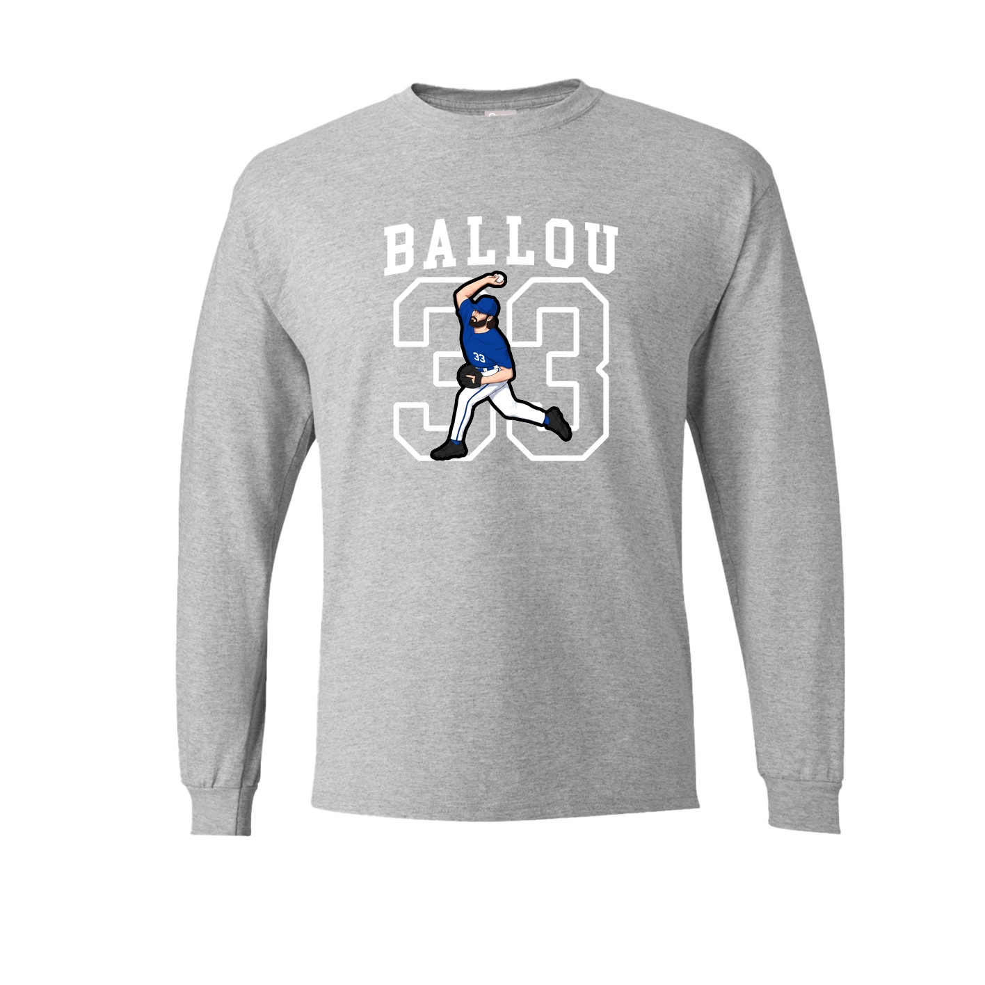 Long Sleeve Tee — Shirsey in Grey