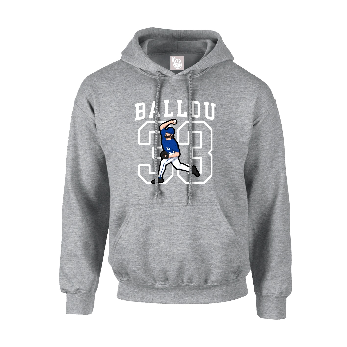 Hoodie — Shirsey in Grey