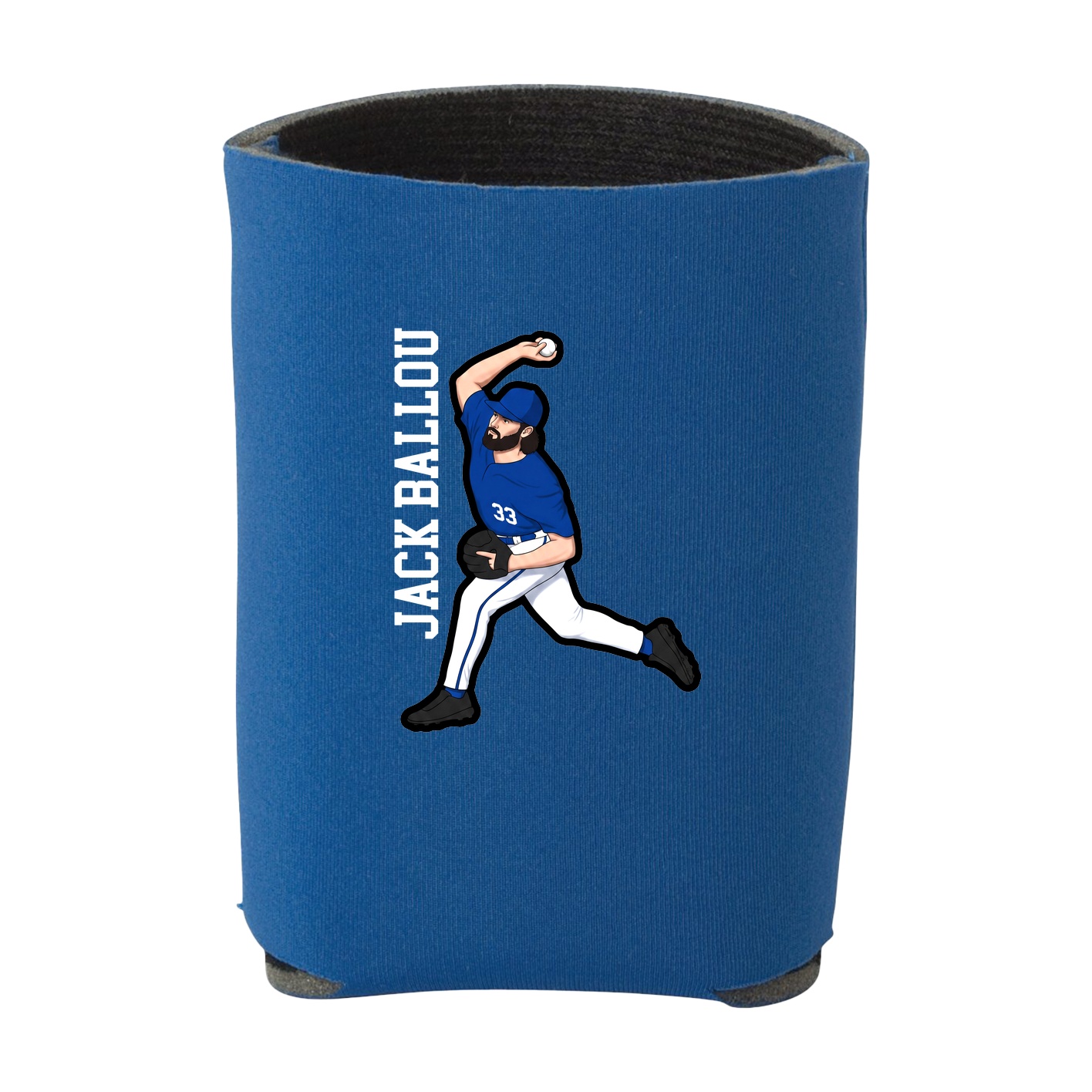 Can Holder — Name Vertical in Royal