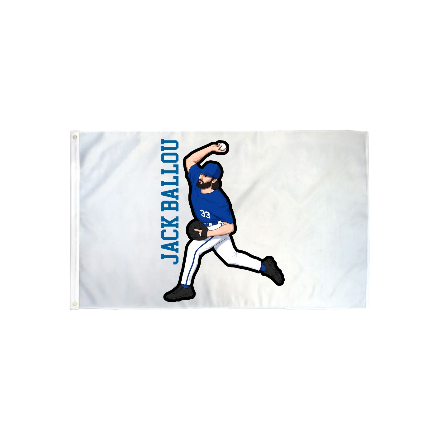 3x5 Flag — Name Vertical in Classic