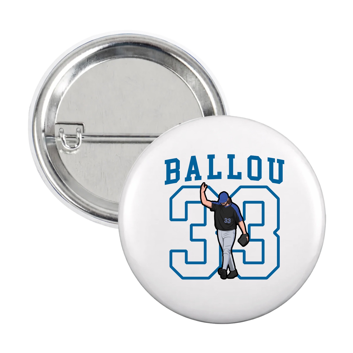 Game Day Button — Shirsey in White
