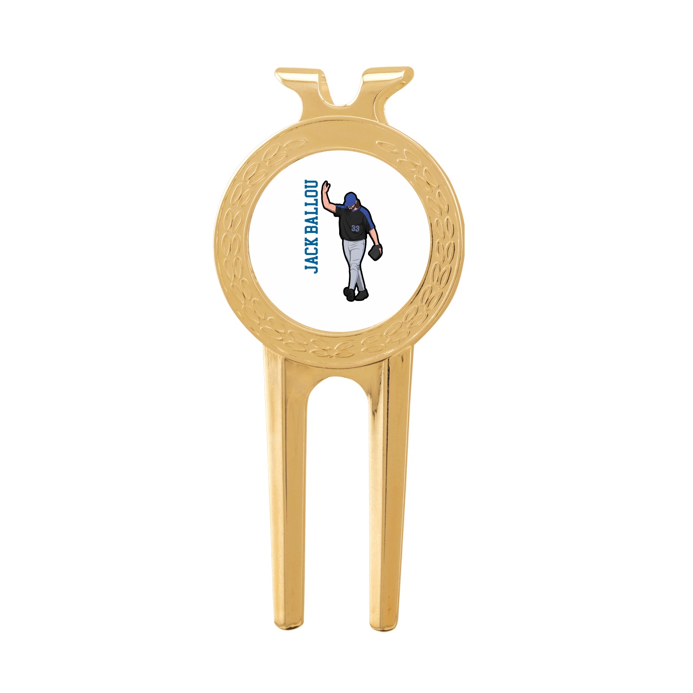 Divot Tool with Ball Marker — Name Vertical in Classic