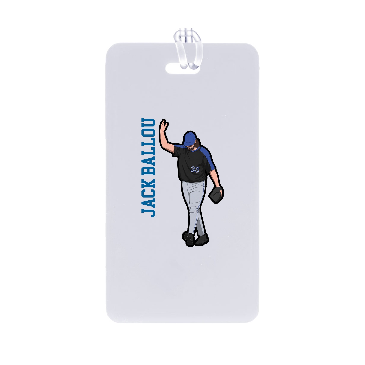 Bag Tag — Name Vertical in Classic