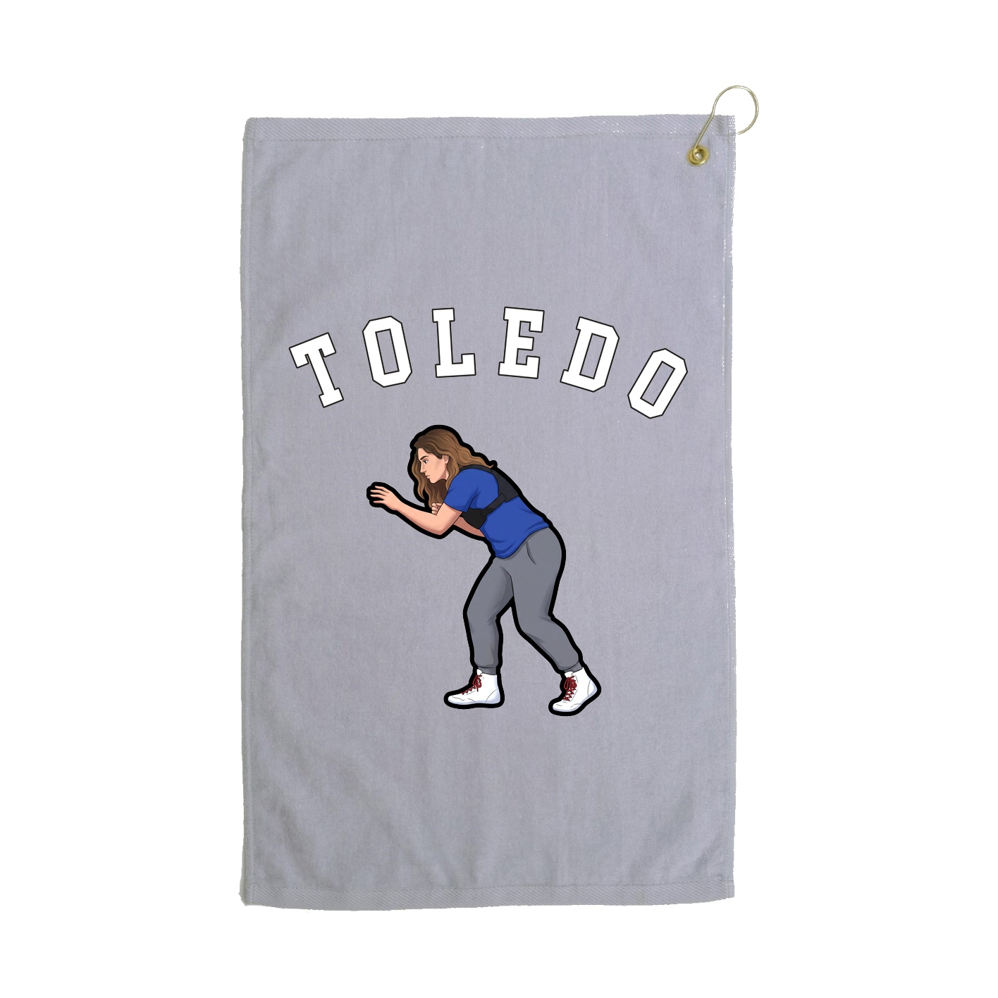 Golf Towel — Shirsey Arch in Grey