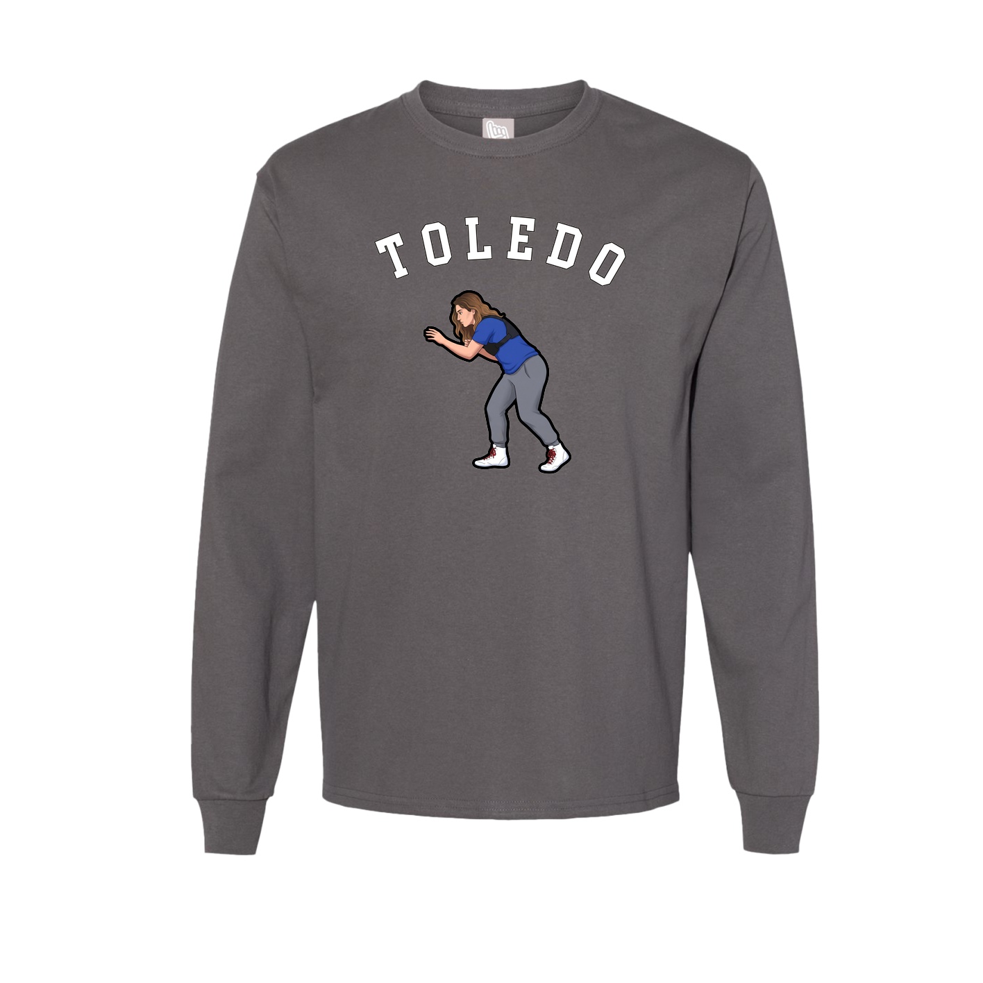 Long Sleeve Tee — Shirsey Arch in Grey