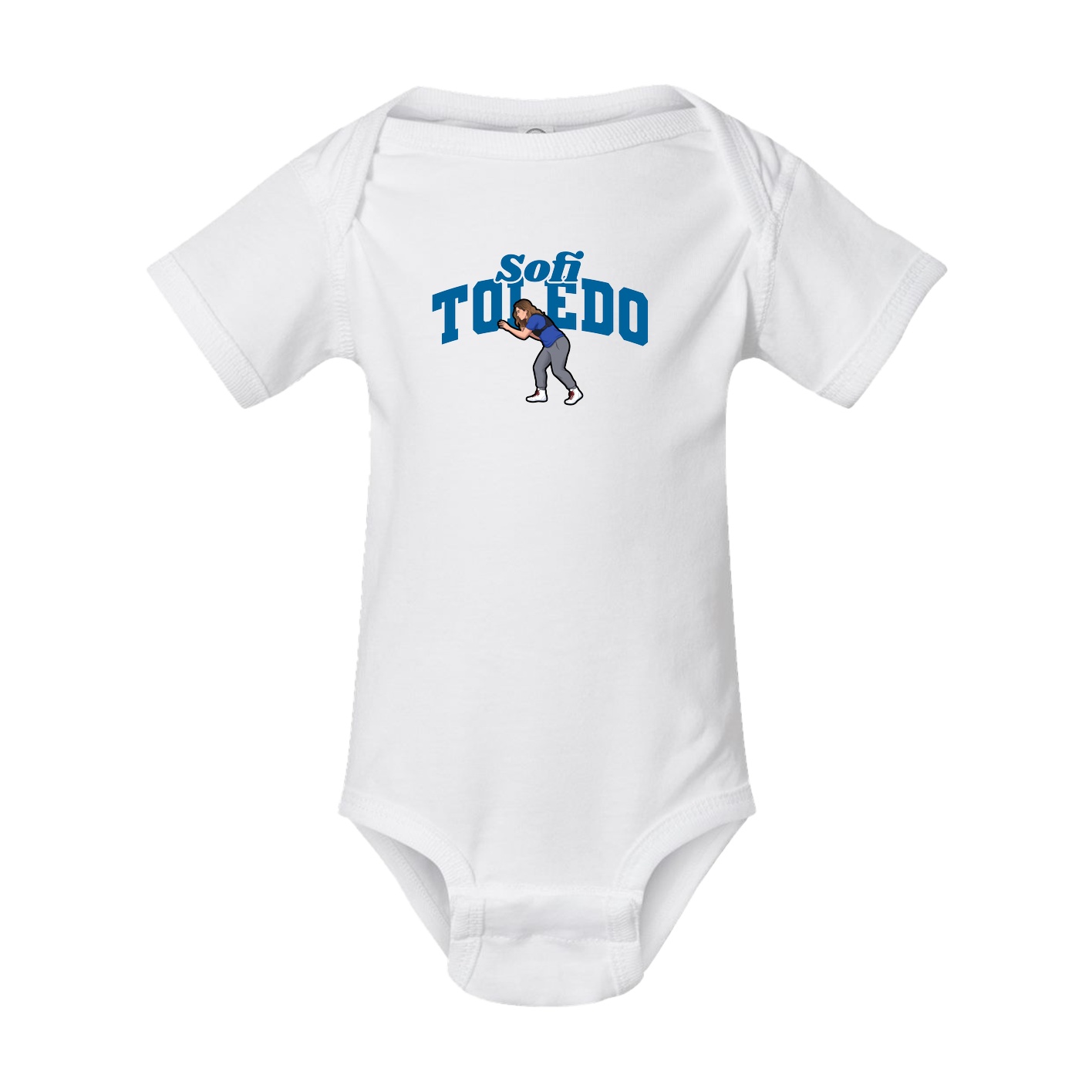 Baby Onesie — Signature Arch in White