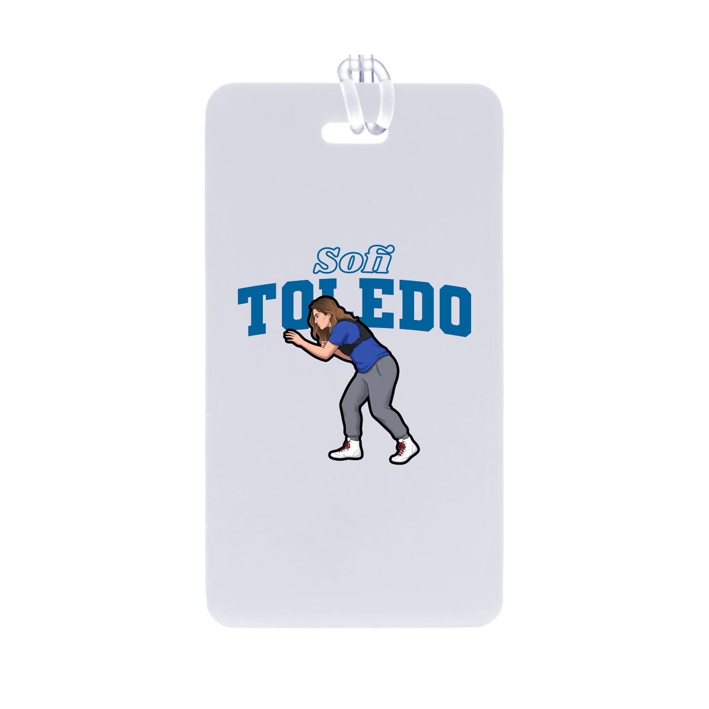 Bag Tag — Name Arch in Classic