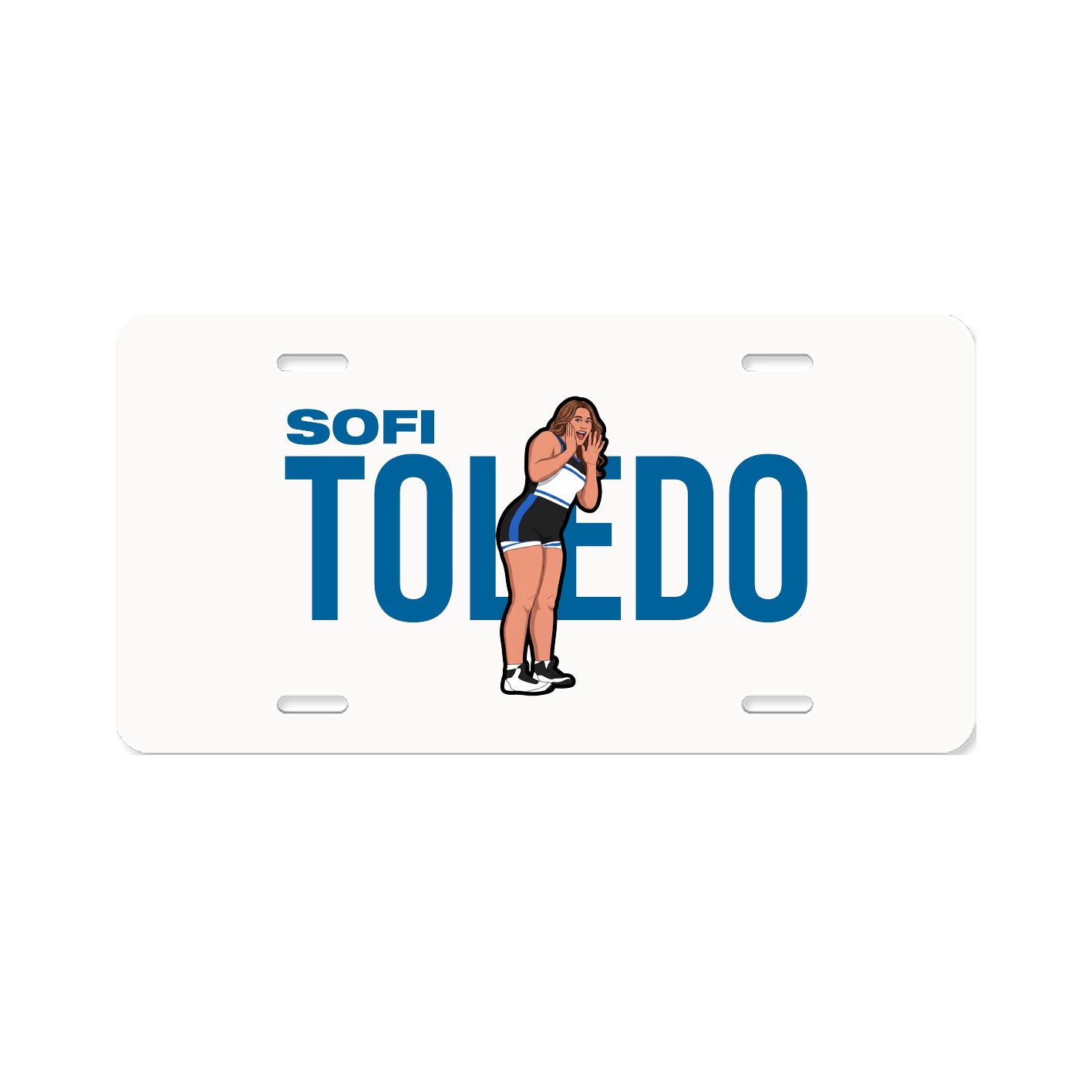 License Plate — Player Name in Classic